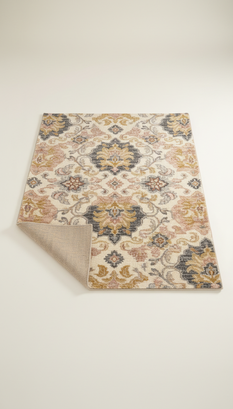 Damask heritage ultra-dense rug